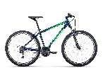 Велосипед горный Forward Apache 1.0 Classic d-27,5 3x7 (2022) 17 синий/ярко-зеленый